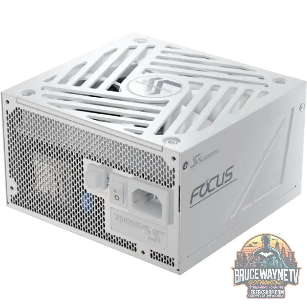 Seasonic FOCUS GX-1000 1000W ATX3.1 White Edition, alimentation PC - Seasonic - vue 6