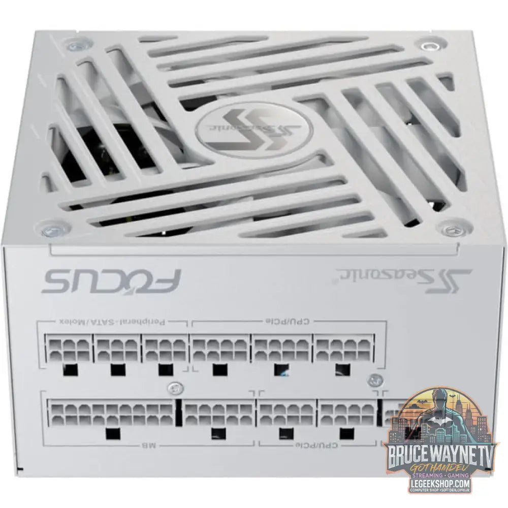 Seasonic FOCUS GX-1000 1000W ATX3.1 White Edition, alimentation PC - Seasonic - vue 4