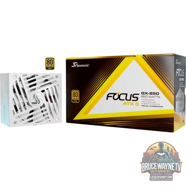 Seasonic FOCUS GX-850-V4 850W ATX3.1 White Edition, alimentation PC - Seasonic