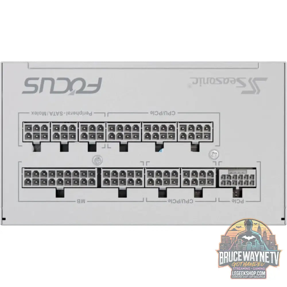 Seasonic FOCUS GX-850-V4 850W ATX3.1 White Edition, alimentation PC - Seasonic - vue 6