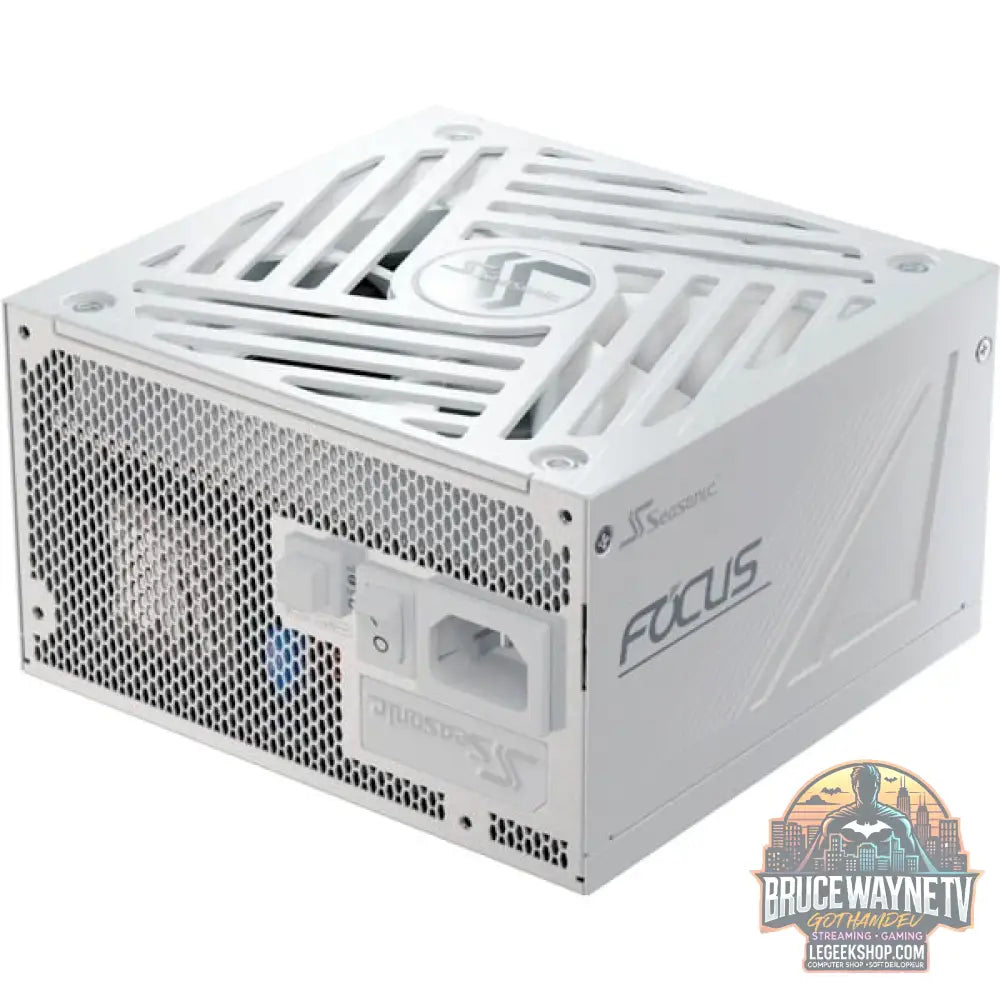 Seasonic FOCUS GX-850-V4 850W ATX3.1 White Edition, alimentation PC - Seasonic - vue 4