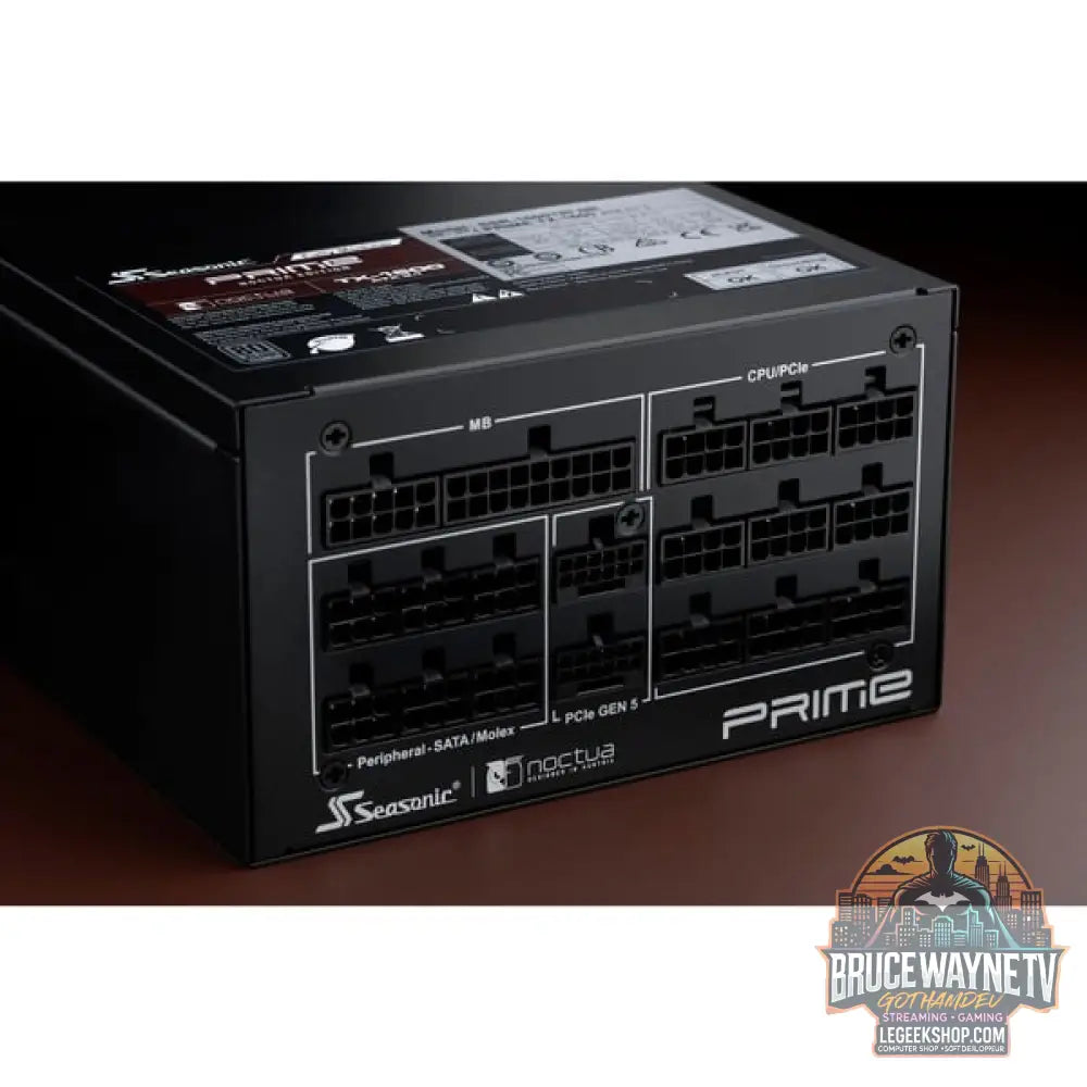 Seasonic PRIME TX-1600 Noctua Edition, alimentation PC - Seasonic - vue 6