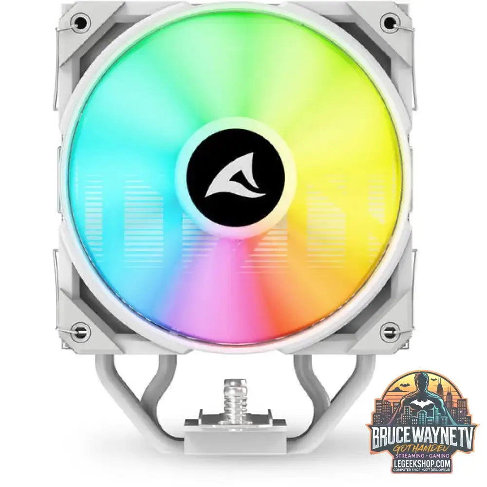 Sharkoon A40 RGB, CPU-Kühler weiß, 120 mm - Sharkoon - vue 2