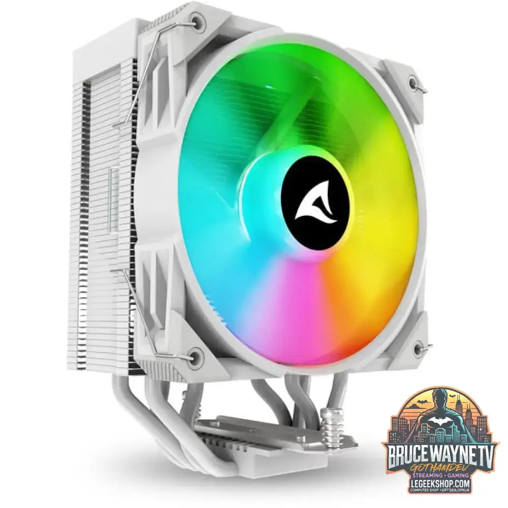 Sharkoon A40 RGB, CPU-Kühler weiß, 120 mm - Sharkoon - vue 4