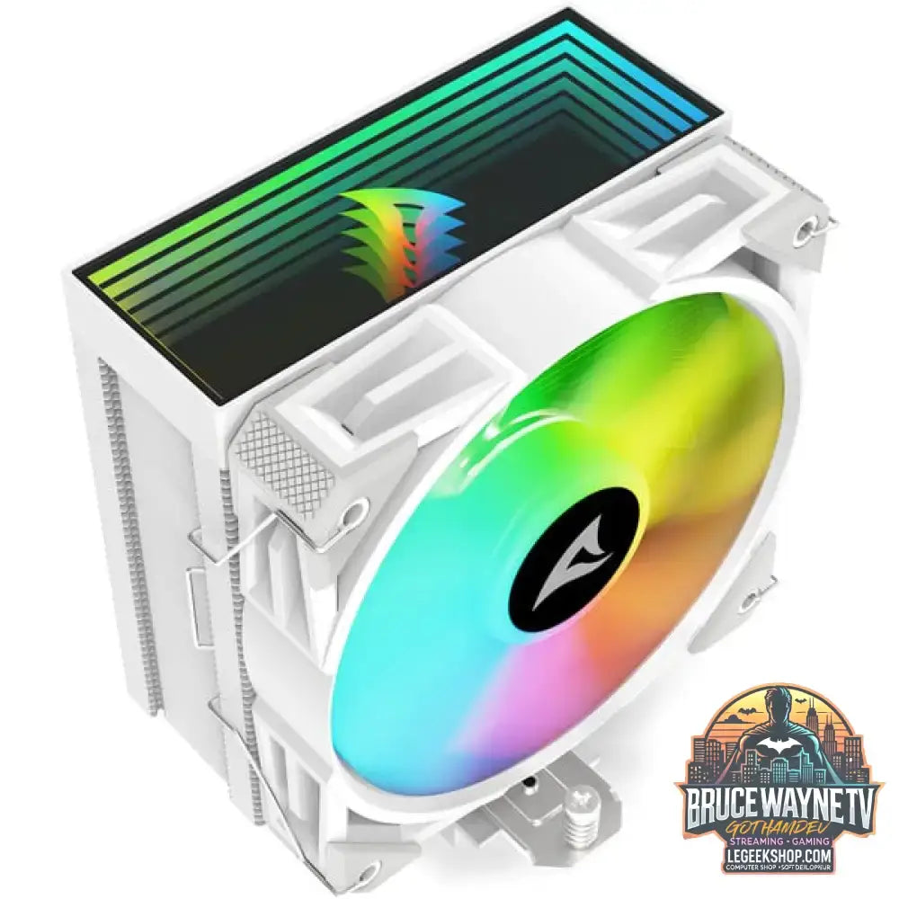 Sharkoon A40 RGB, CPU-Kühler weiß, 120 mm - Sharkoon - vue 5