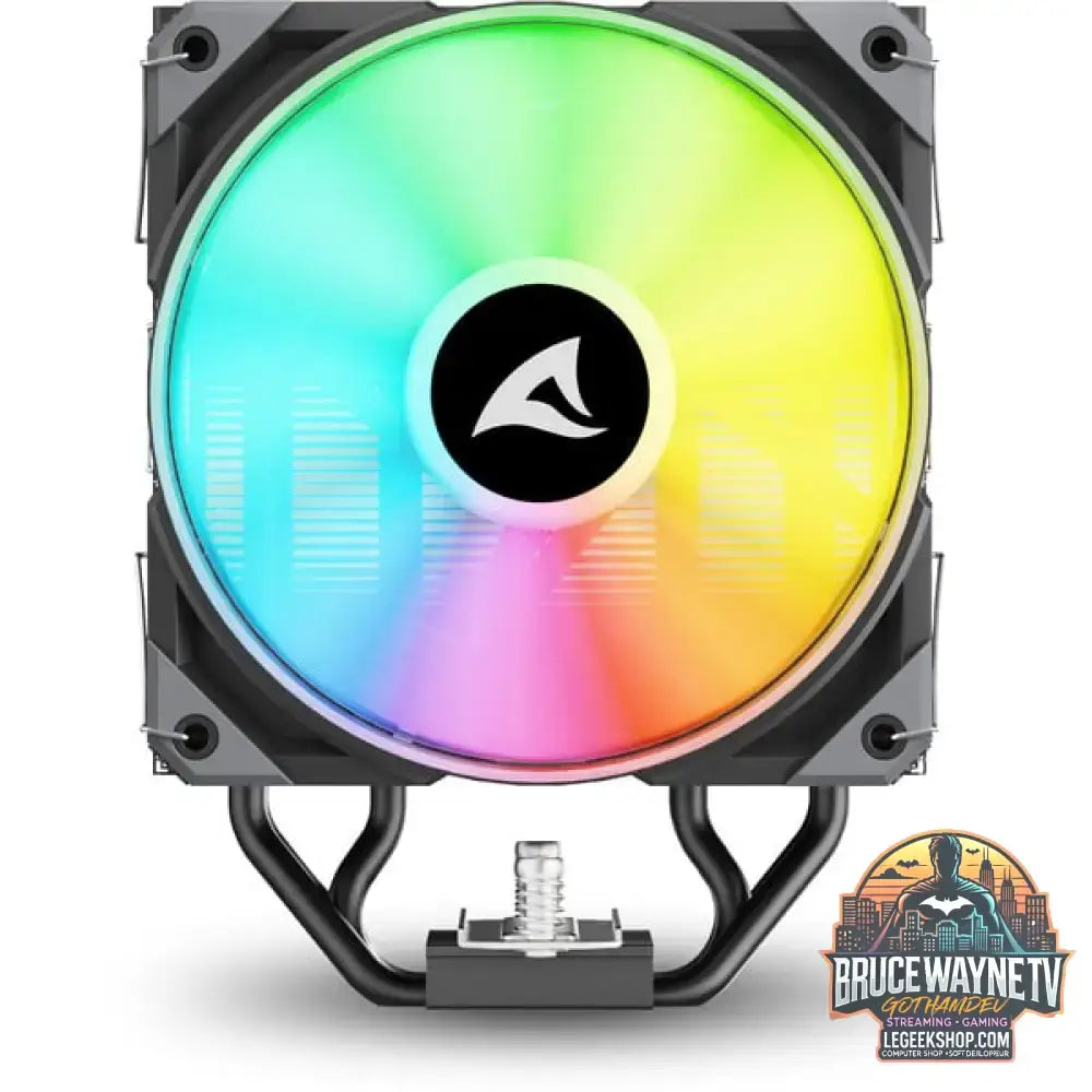 Sharkoon A40 RGB, CPU-Kühler schwarz, 120 mm - Sharkoon - vue 2