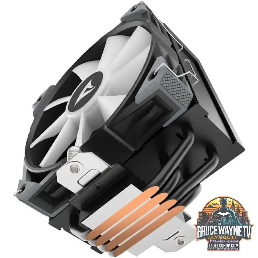 Sharkoon A40 RGB, CPU-Kühler schwarz, 120 mm - Sharkoon - vue 13