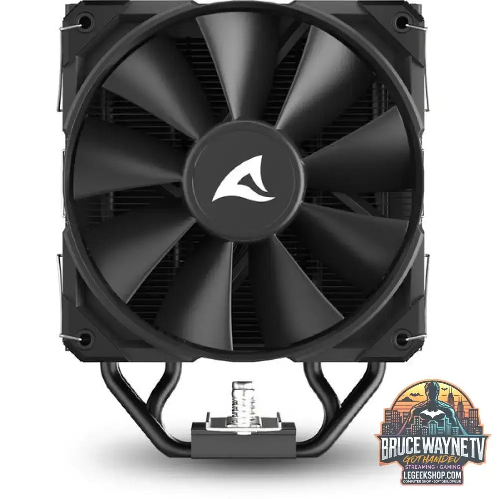 Sharkoon A40, CPU-Kühler schwarz, 120 mm - Sharkoon - vue 2