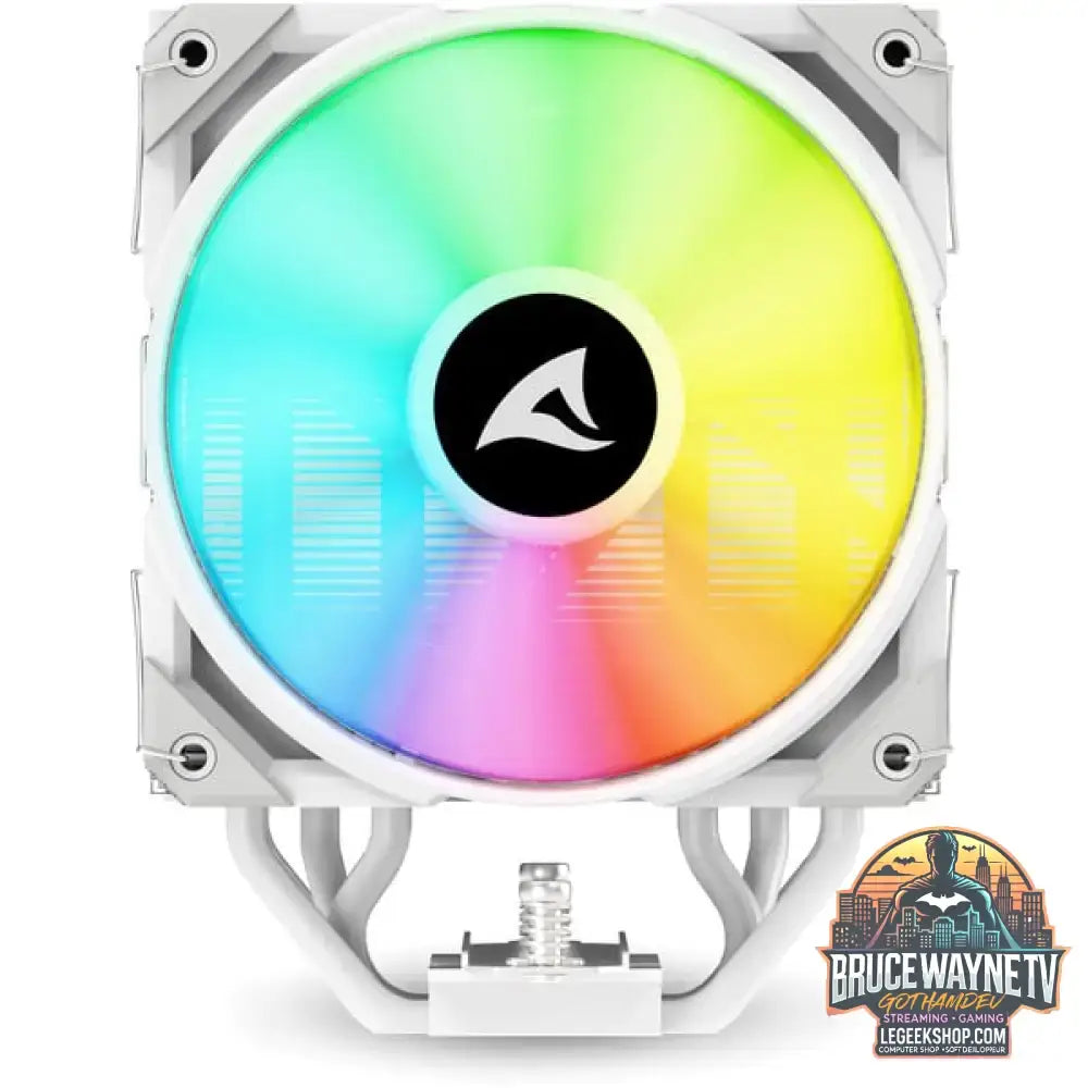 Sharkoon A50 RGB, CPU-Kühler weiß, 120 mm - Sharkoon - vue 2