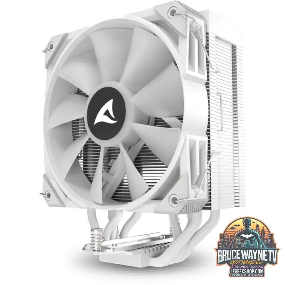 Sharkoon A50 RGB, CPU-Kühler weiß, 120 mm - Sharkoon - vue 10