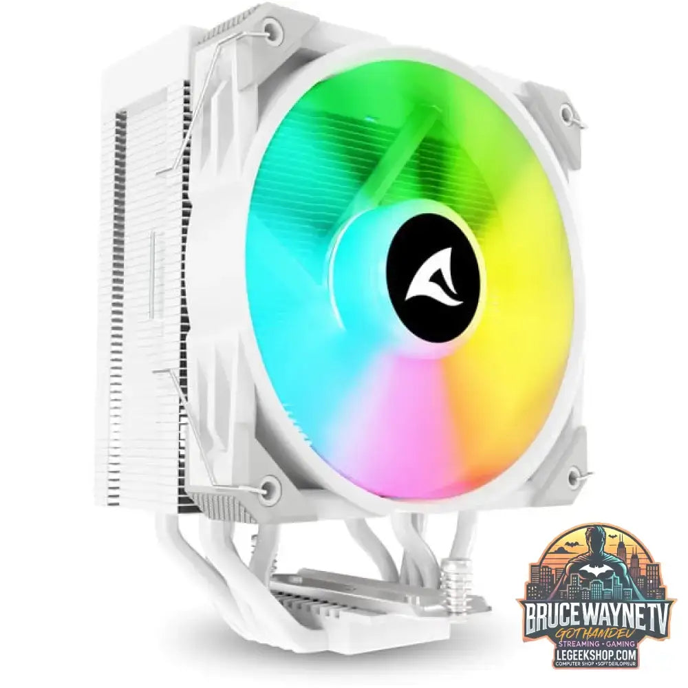 Sharkoon A50 RGB, CPU-Kühler weiß, 120 mm - Sharkoon - vue 4