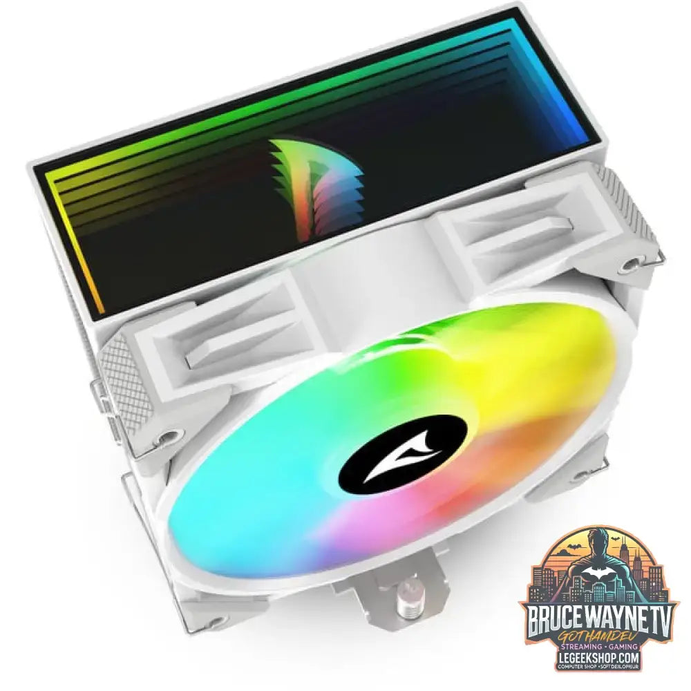 Sharkoon A50 RGB, CPU-Kühler weiß, 120 mm - Sharkoon - vue 6