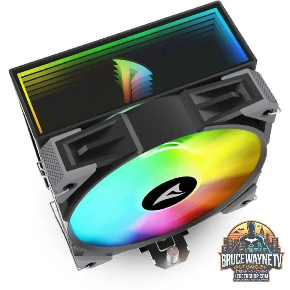 Sharkoon A50 RGB, CPU-Kühler schwarz, 120 mm - Sharkoon - vue 6