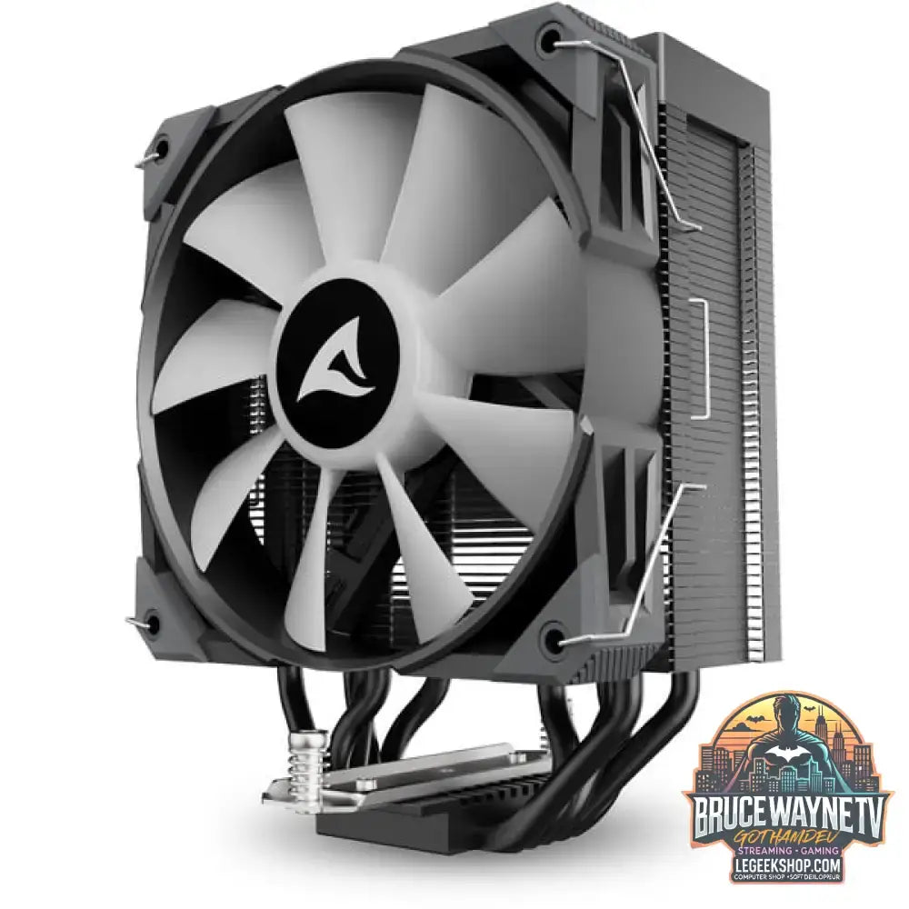 Sharkoon A50 RGB, CPU-Kühler schwarz, 120 mm - Sharkoon - vue 10