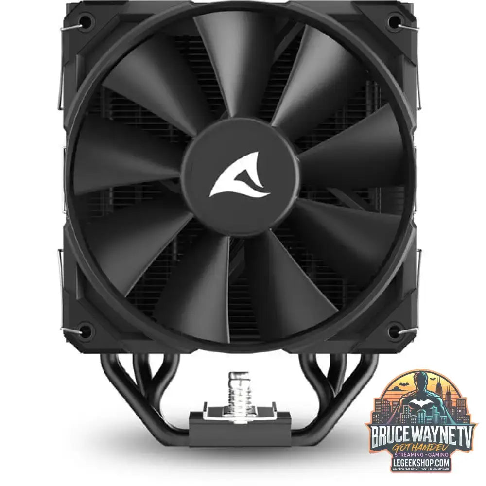 Sharkoon A50, CPU-Kühler schwarz, 120 mm - Sharkoon - vue 2