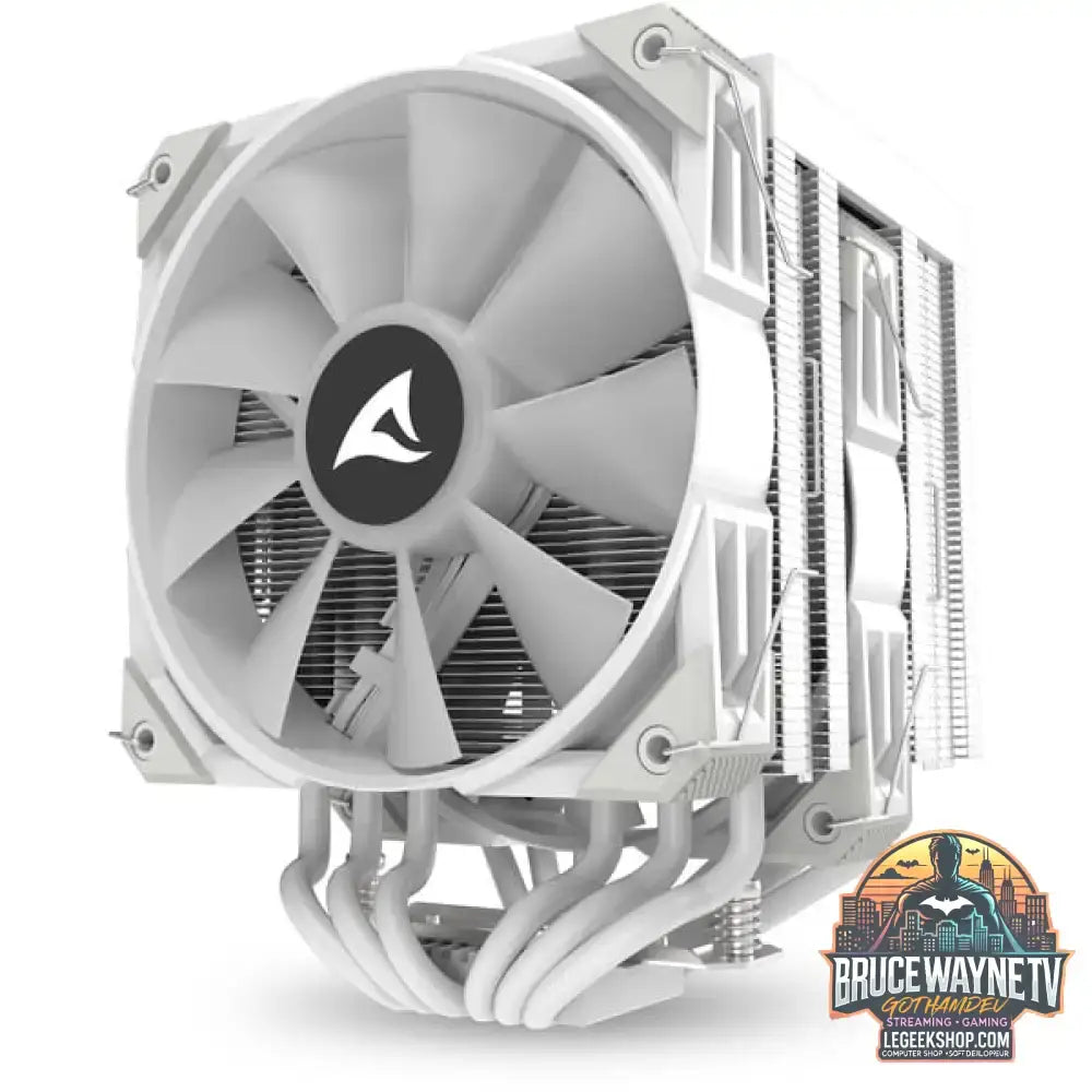 Sharkoon A60 RGB, CPU-Kühler weiß, 120 mm - Sharkoon - vue 10