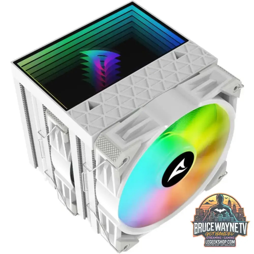 Sharkoon A60 RGB, CPU-Kühler weiß, 120 mm - Sharkoon - vue 5
