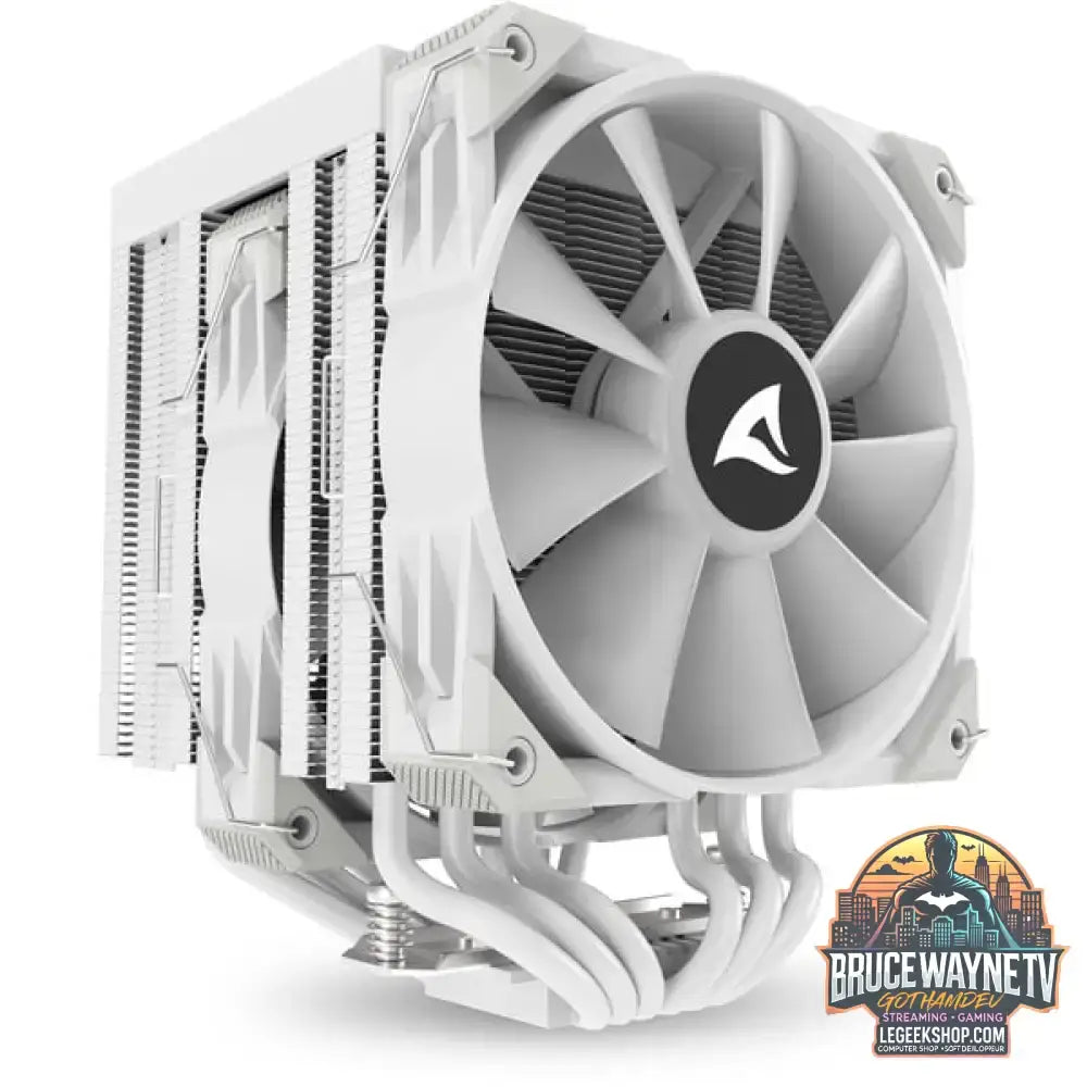 Sharkoon A60 RGB, CPU-Kühler weiß, 120 mm - Sharkoon - vue 8