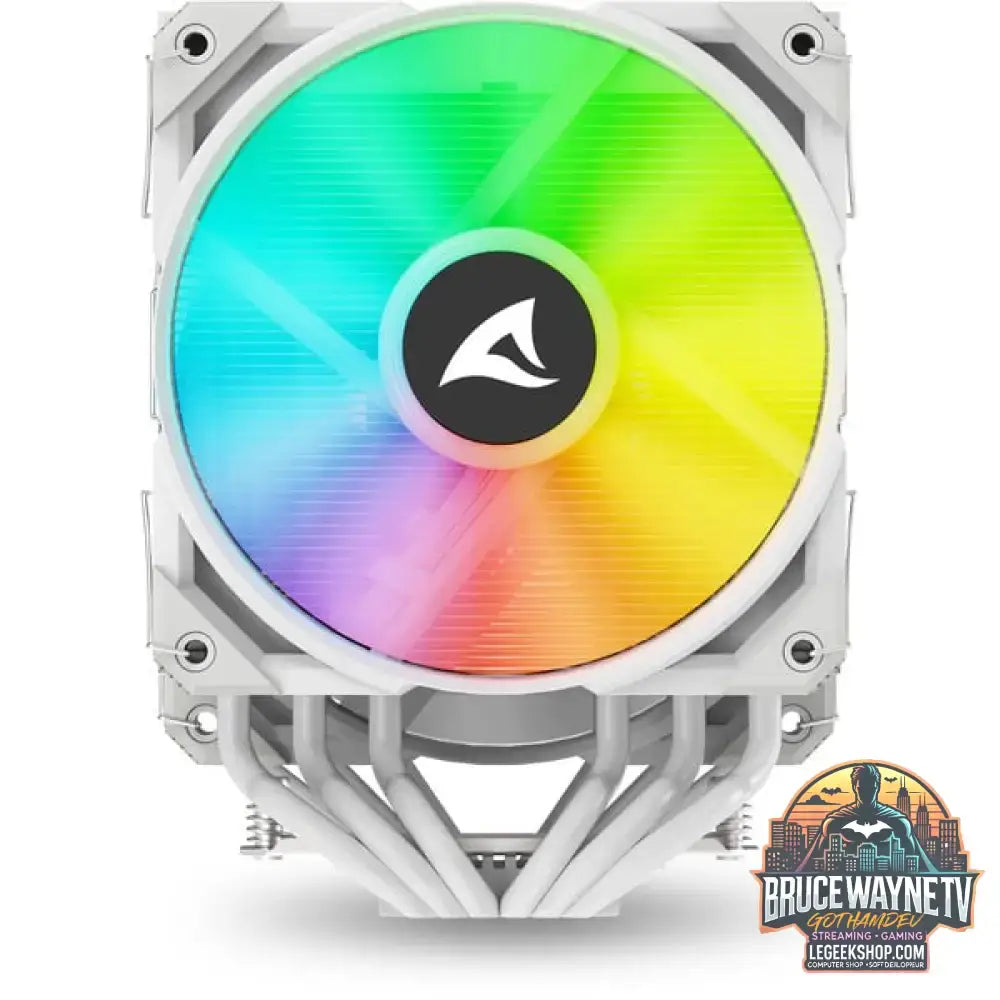 Sharkoon A60 RGB, CPU-Kühler weiß, 120 mm - Sharkoon - vue 2