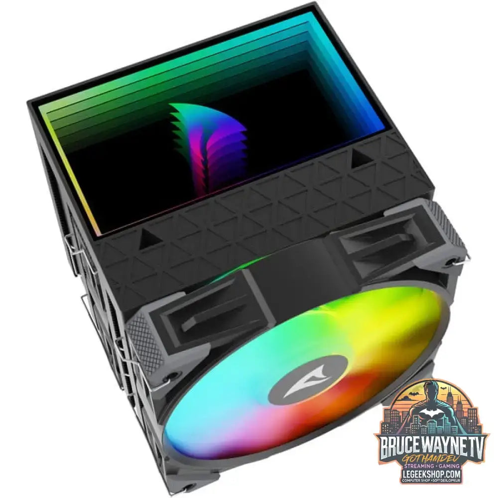 Sharkoon A60 RGB, CPU-Kühler schwarz, 120 mm - Sharkoon - vue 6