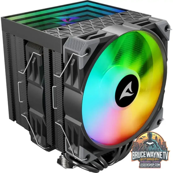 Sharkoon A60 RGB, CPU-Kühler schwarz, 120 mm - Sharkoon