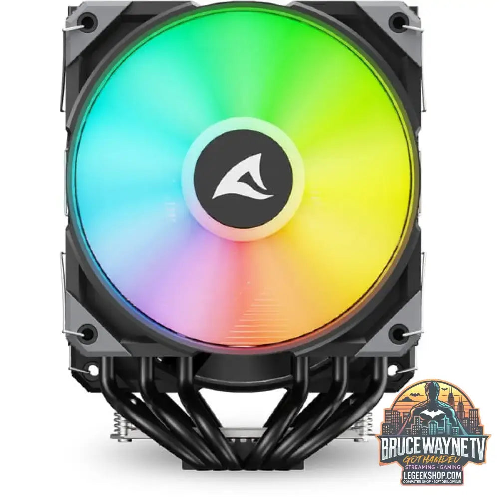 Sharkoon A60 RGB, CPU-Kühler schwarz, 120 mm - Sharkoon - vue 2