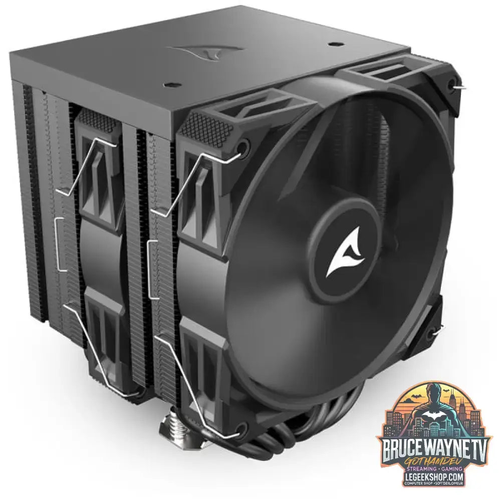 Sharkoon A60, CPU-Kühler schwarz, 120 mm - Sharkoon - vue 7