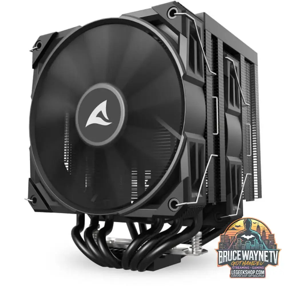Sharkoon A60, CPU-Kühler schwarz, 120 mm - Sharkoon - vue 6