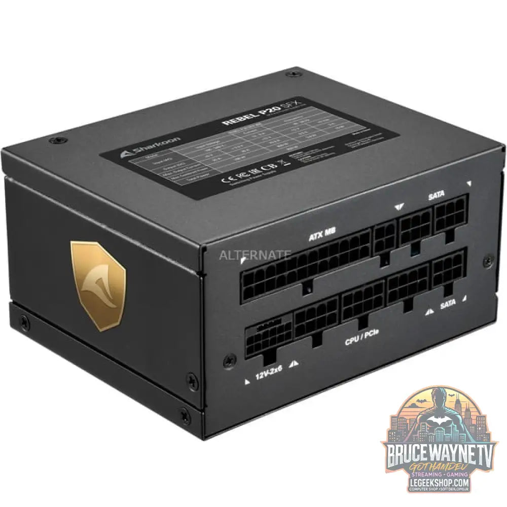 Sharkoon Rebel P20 SFX 850W, alimentation PC - Sharkoon - vue 4