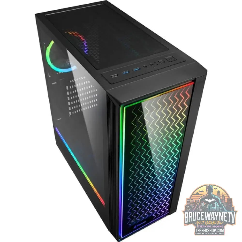 Sharkoon RGB LIT 200, Tower-Gehäuse - Sharkoon - vue 3