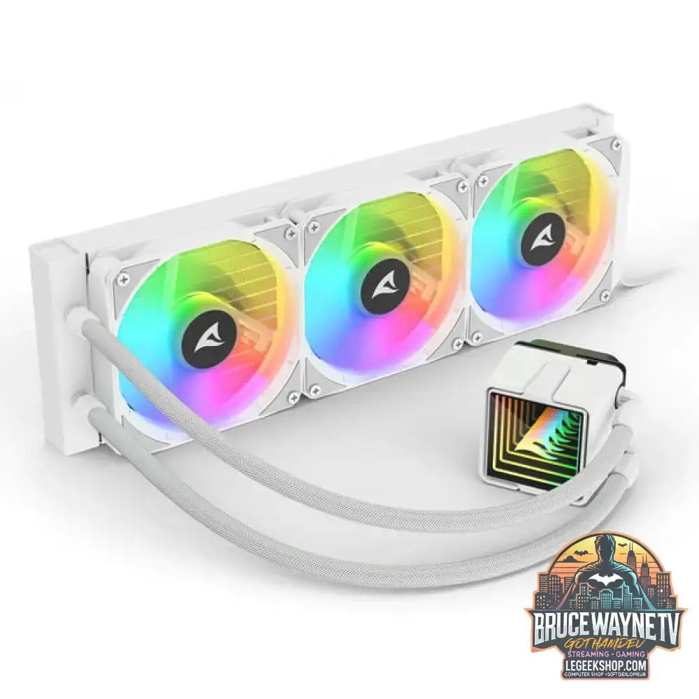 Sharkoon S100 ARGB, Wasserkühlung weiß - Sharkoon - vue 7