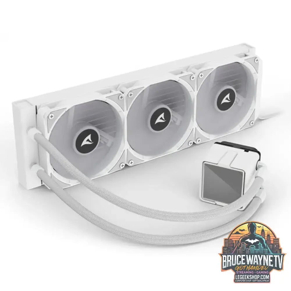 Sharkoon S100 ARGB, Wasserkühlung weiß - Sharkoon - vue 8