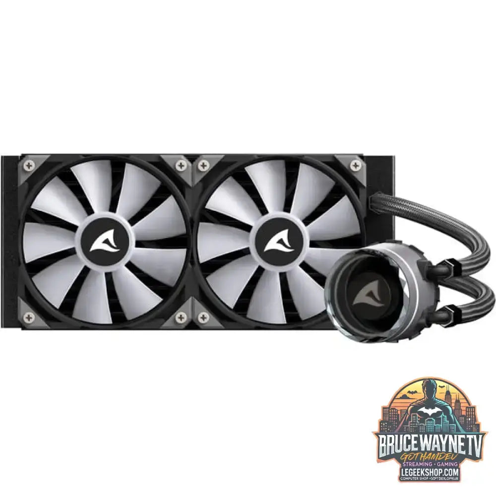 Sharkoon S80 RGB AIO 240mm, Wasserkühlung schwarz - Sharkoon - vue 7