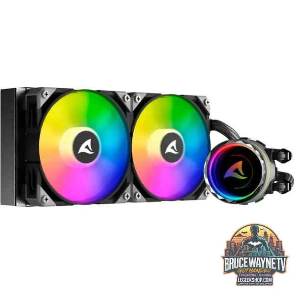 Sharkoon S80 RGB AIO 240mm, Wasserkühlung schwarz - Sharkoon