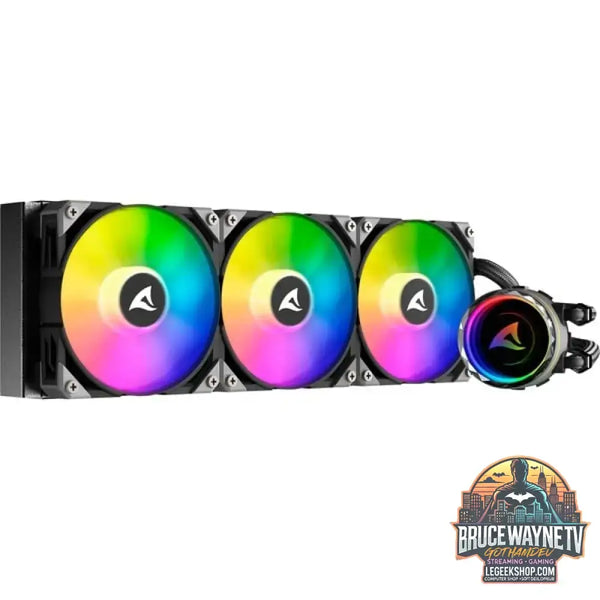 Sharkoon S90 RGB AIO 360mm, Wasserkühlung schwarz - Sharkoon