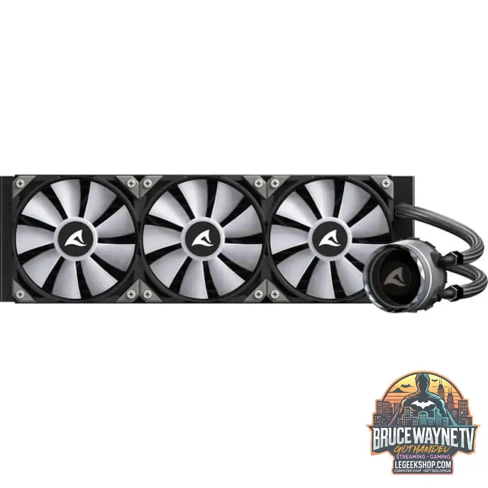 Sharkoon S90 RGB AIO 360mm, Wasserkühlung schwarz - Sharkoon - vue 7