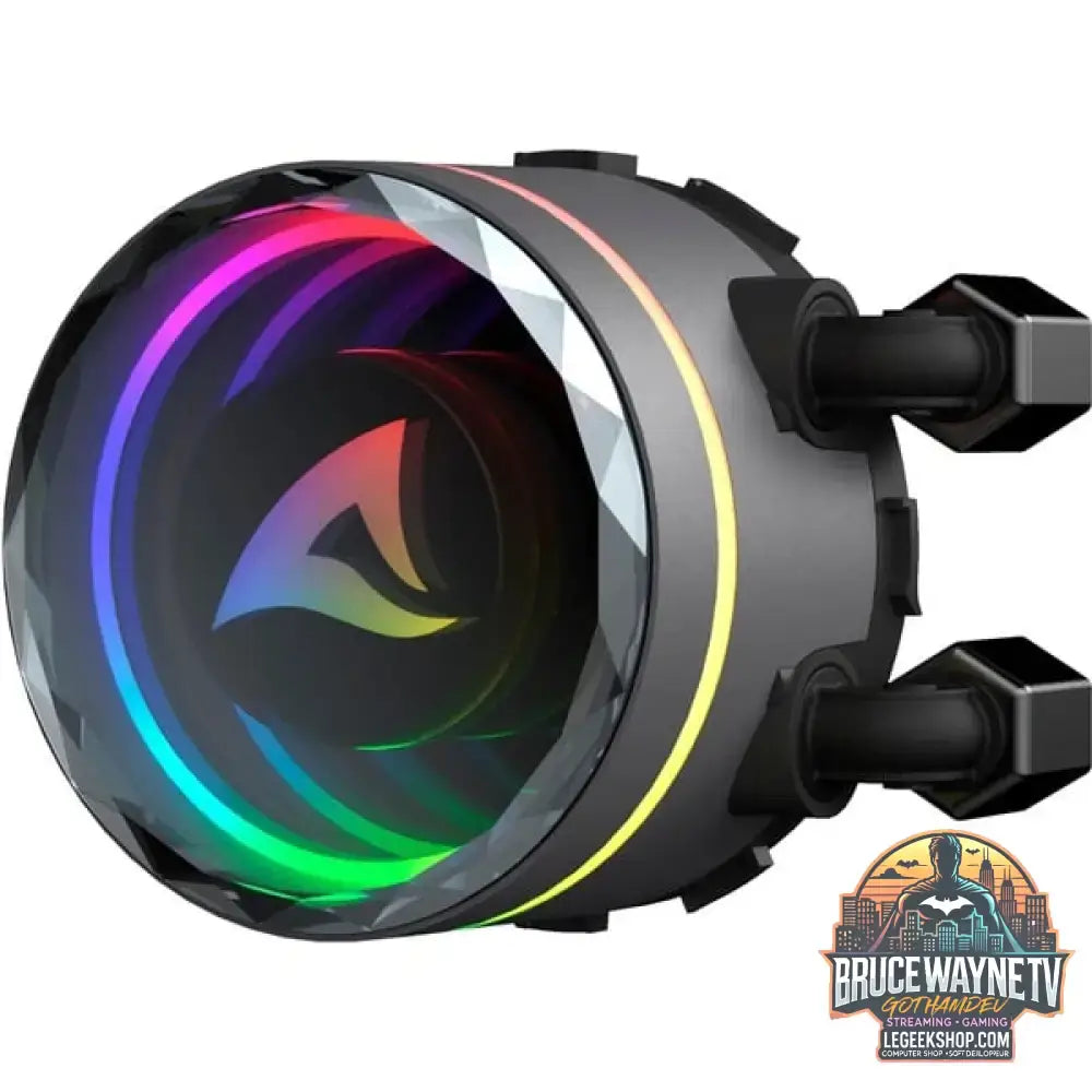 Sharkoon S90 RGB AIO 360mm, Wasserkühlung schwarz - Sharkoon - vue 12