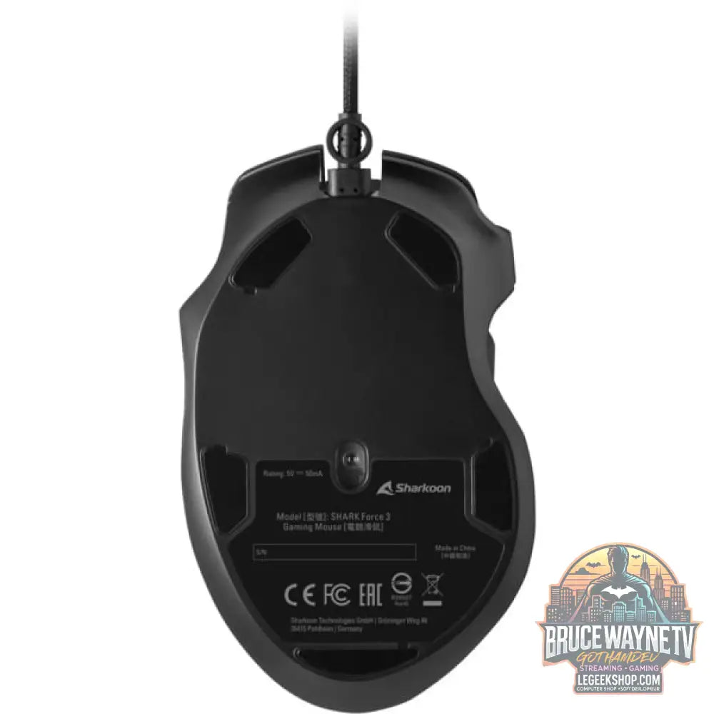Sharkoon SHARK Force 3, souris gaming - vue 9