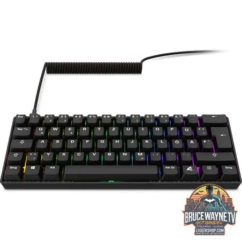 SKILLER SGK50 S4 Gen2 PBT - Sharkoon - vue 3