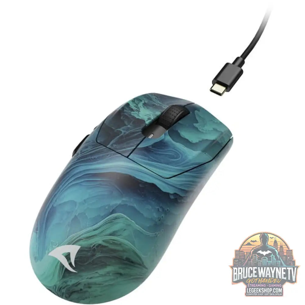 Sharkoon SKILLER SGM25W Ocean, souris gaming - vue 8