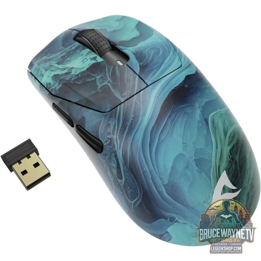 Sharkoon SKILLER SGM25W Ocean, souris gaming - vue 3
