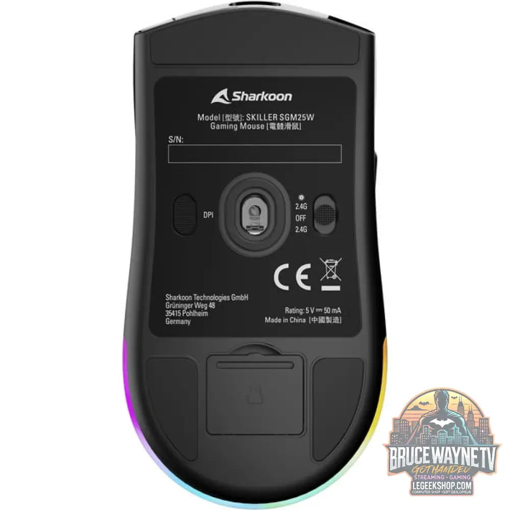 Sharkoon SKILLER SGM25W, souris gaming - vue 9