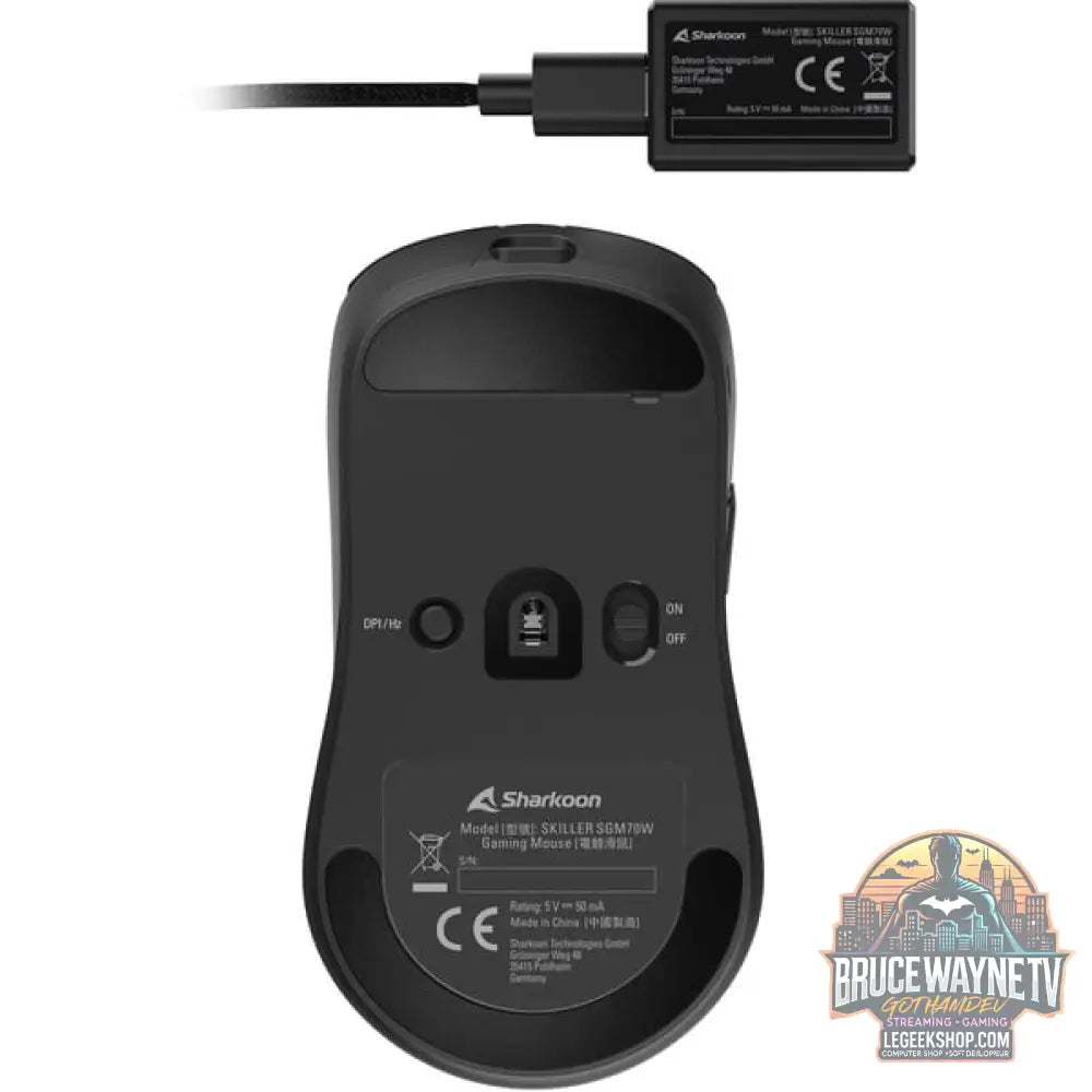 Sharkoon SKILLER SGM70W, souris gaming - vue 9