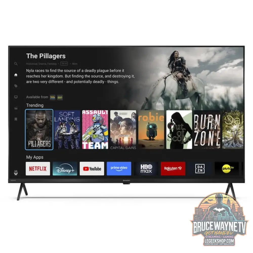 SHARP 43HM5745E, QLED-Fernseher - SHARP - vue 8