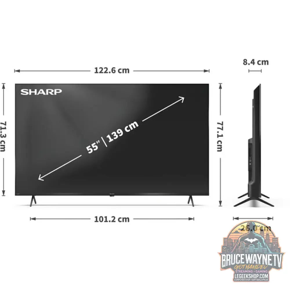 SHARP 55HM5745E, QLED-Fernseher - SHARP - vue 11
