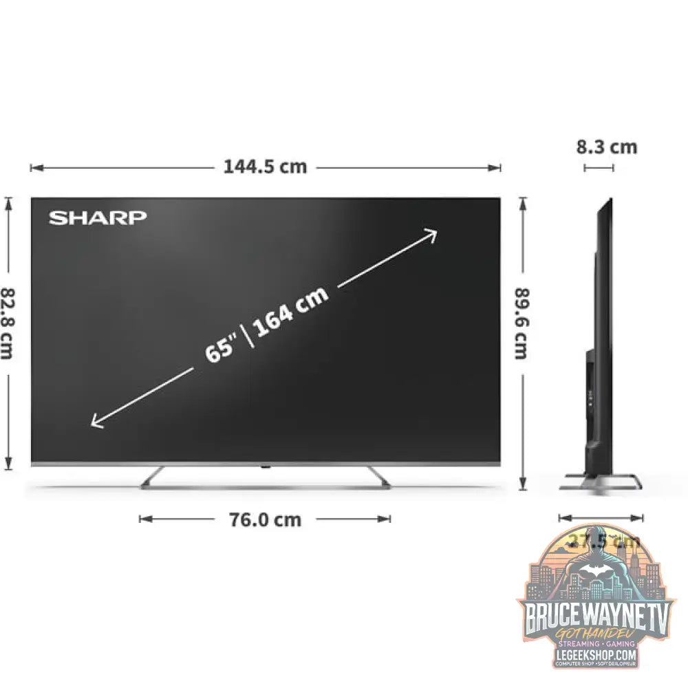 SHARP 65JP7765E, QLED-Fernseher - SHARP - vue 10