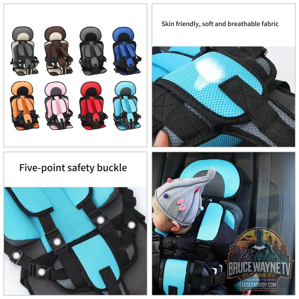 Siège Sécurité Bébé Portable Voiture Poussette Rembourré Confort - siège Bébé