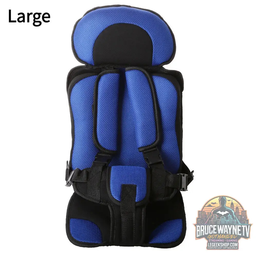 Siège Sécurité Bébé Portable Voiture Poussette Rembourré Confort - Blue large - siège Bébé