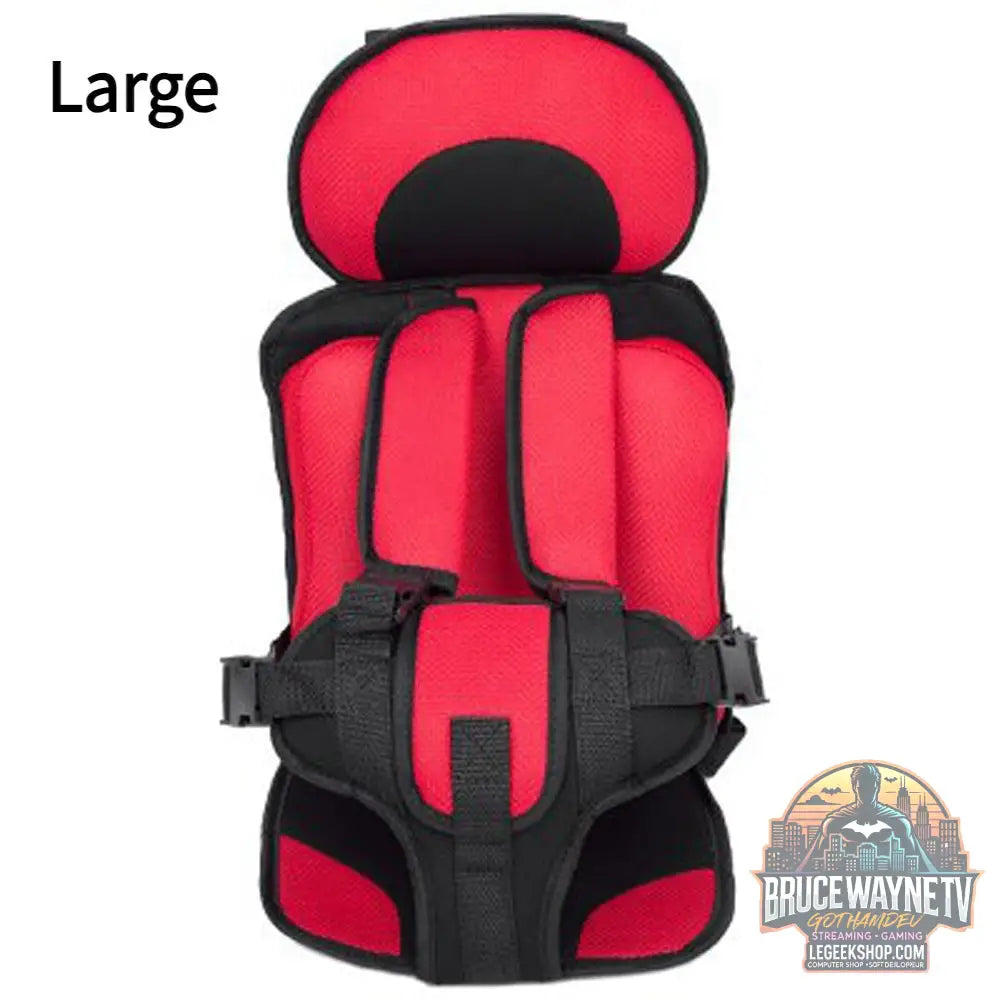 Siège Sécurité Bébé Portable Voiture Poussette Rembourré Confort - Red large - siège Bébé