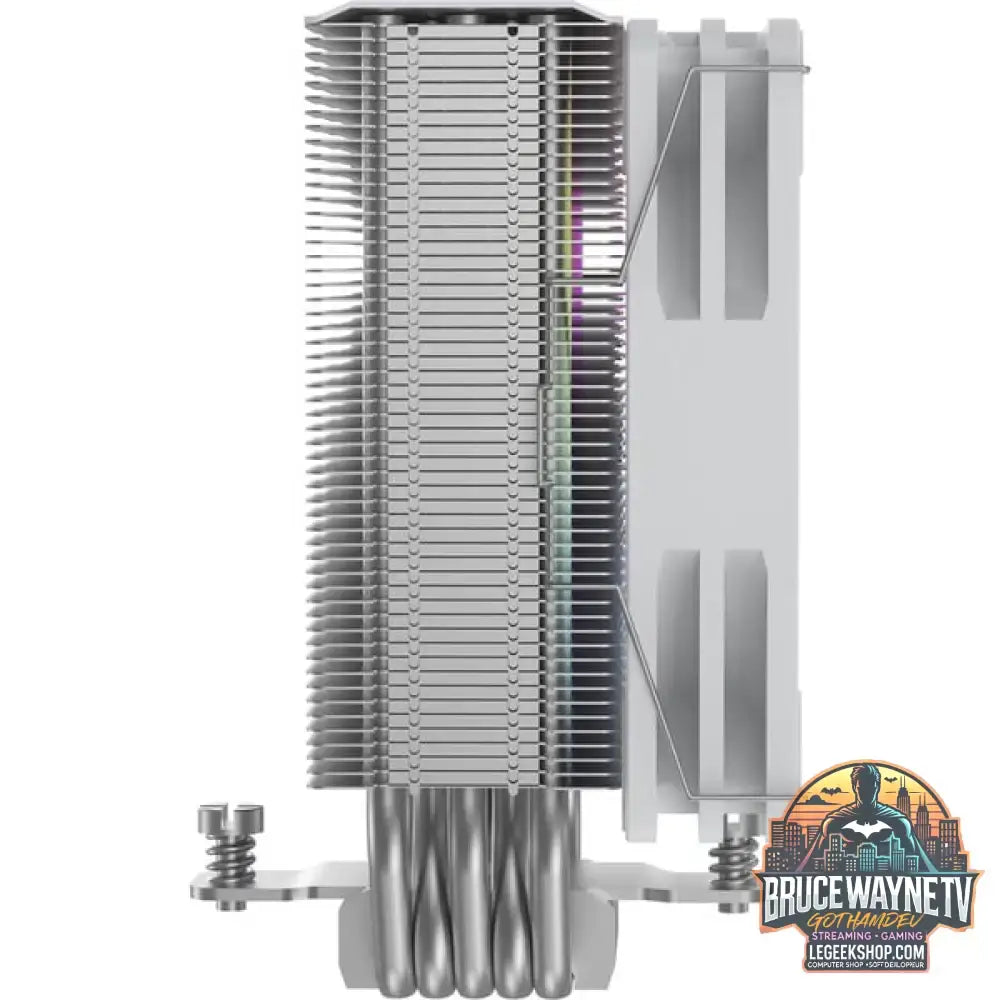Silentware Bora White, CPU-Kühler weiß/silber, 120 mm - Silentware - vue 3
